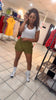 Wrinkle Texture Pocket Short (Green)