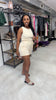 Work It Romper(Cream)
