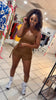 Kayla Short Set (Brown)