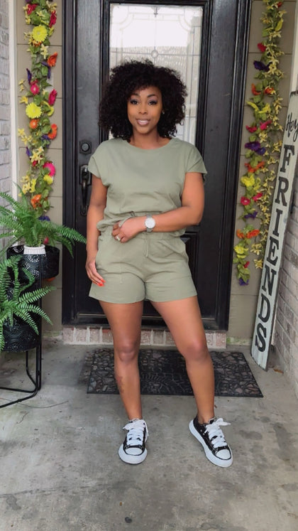 Messa Short Set (Olive)