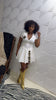 CUSTOM NOLA DRESS-WHITE