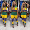 mardi gras legging set