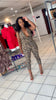 Leopard Capri Set