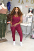 Debbie jumpsuit (Burgundy)