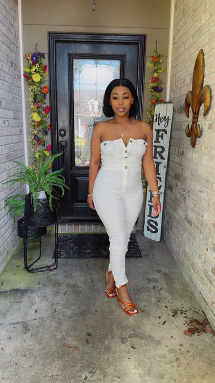 Karris Jumpsuit (White)