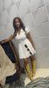 CUSTOM NOLA 504 DRESS -WHITE