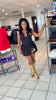 Custom New Orleans Saint Dress (Black)