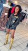 CUSTOMS SAINT FAUX LEATHER JACKET