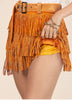 Fringe Skort (Orange)