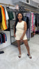 Work It Romper(Cream)