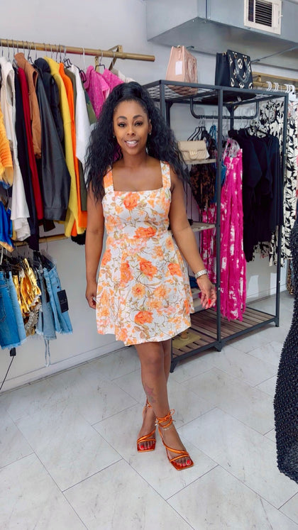 Heather Dress (Orange)