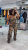 Michelle Cargo Pants Set