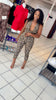 Leopard Capri Set