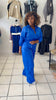 TRACI PANT SET (ROYAL BLUE)