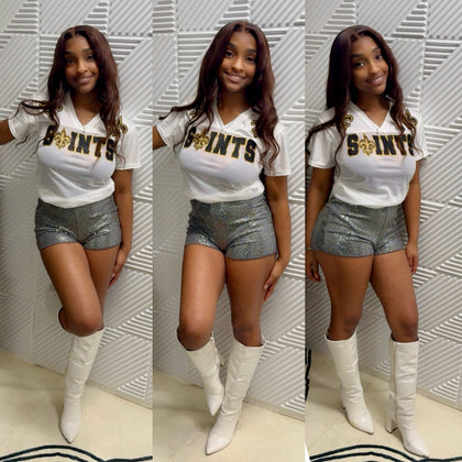 Custom Nola Saints Jersey- White