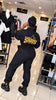 Janice Custom Saints Jumpsuit (Black)