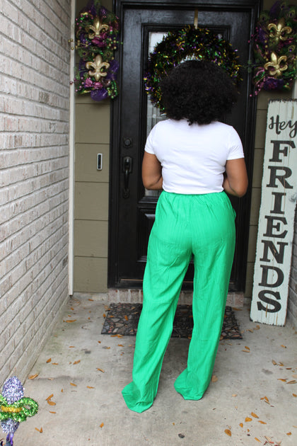 SARA PANTS(BRIGHT GREEN)