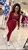 3pcs Miss Me Set (Burgundy)