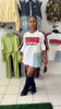 Letter Patch T-Shirt