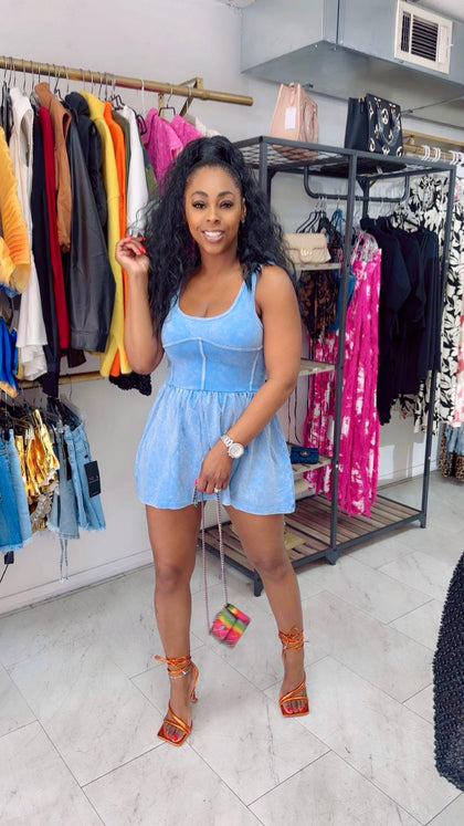Misty Babe Dress( denim)