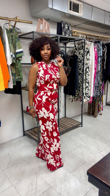 Red Flower Set