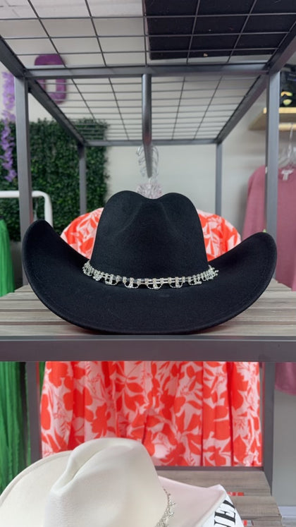 COWBOY HAT (BLACK)