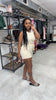 Work It Romper(Cream)