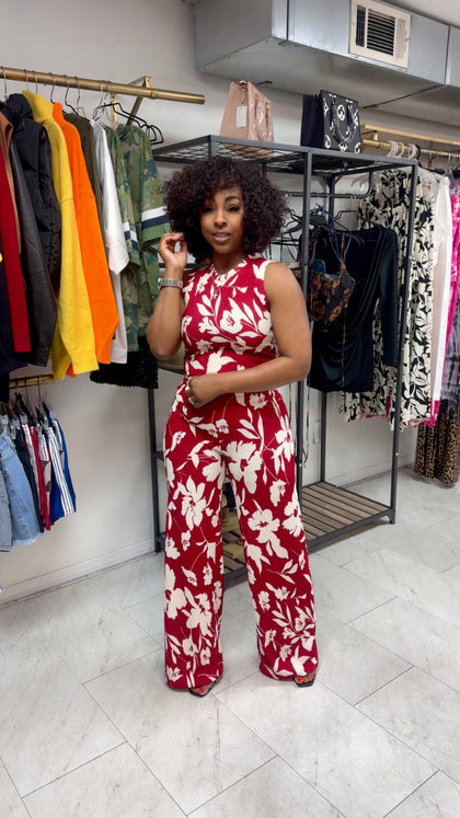 Red Flower Set