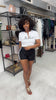 Stripe shorts (Black)