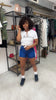 Stripe shorts (navy)