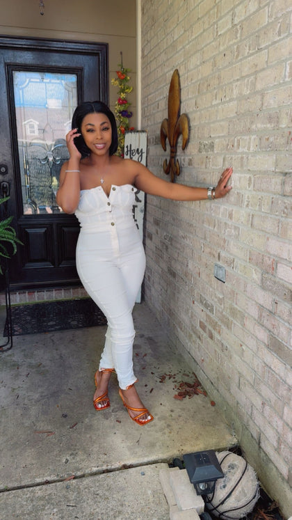Karris Jumpsuit (White)