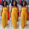 Ruffle Jumpsuit (Mustard)