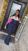 Don’t mention it pant set (navy cream)