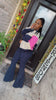 Don’t mention it pant set (navy cream)