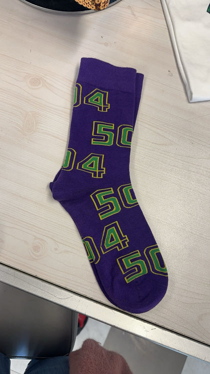 504 PURPLE SOCK